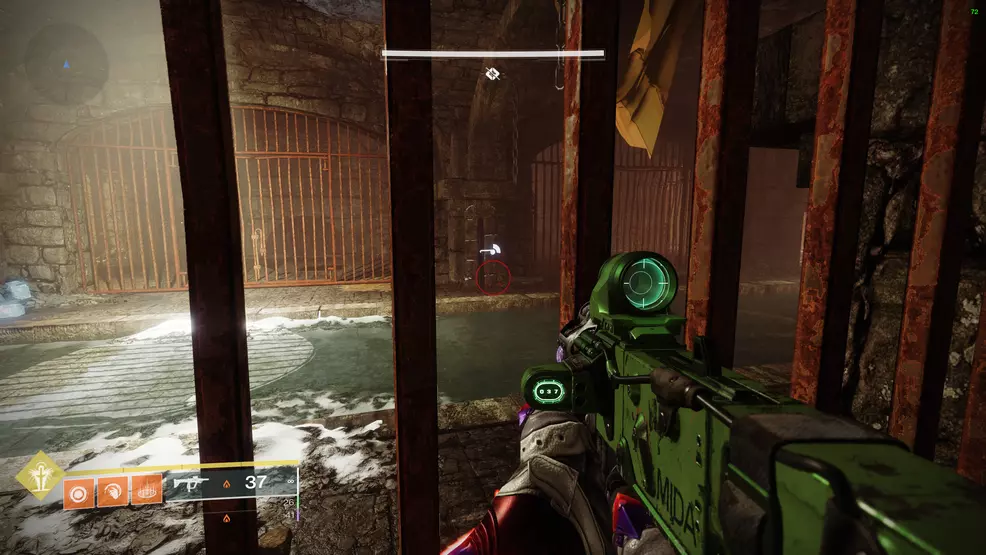 A player is trapped in a dungeon in the Warlord's Ruin dungeon