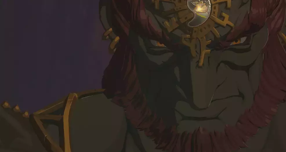 Ganondorf's face in The Legend of Zelda: Tears of the Kingdom