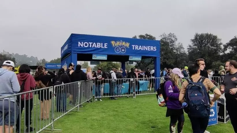 The Notable Trainers tent at Pokemon GO Tour: Sinnoh