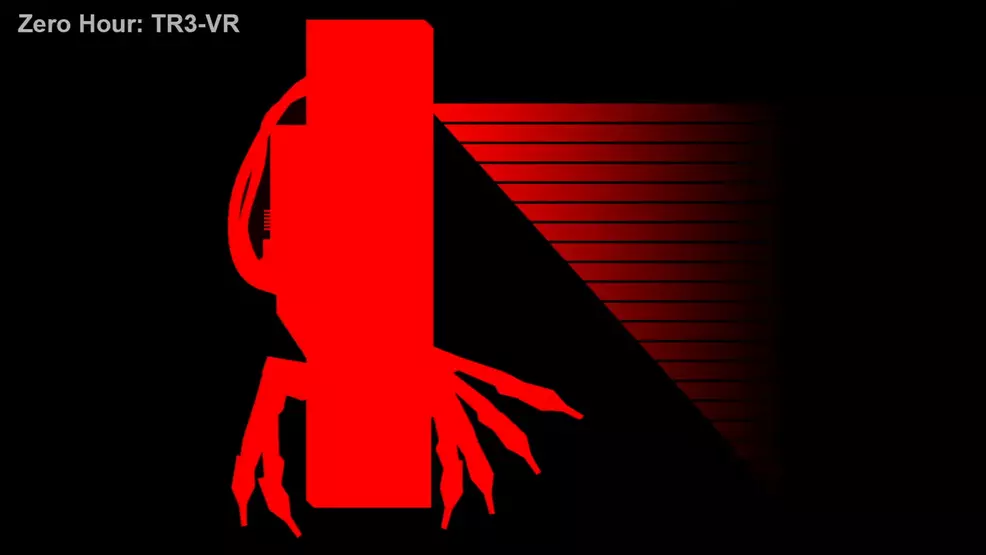 A red side view of TR3-VR
