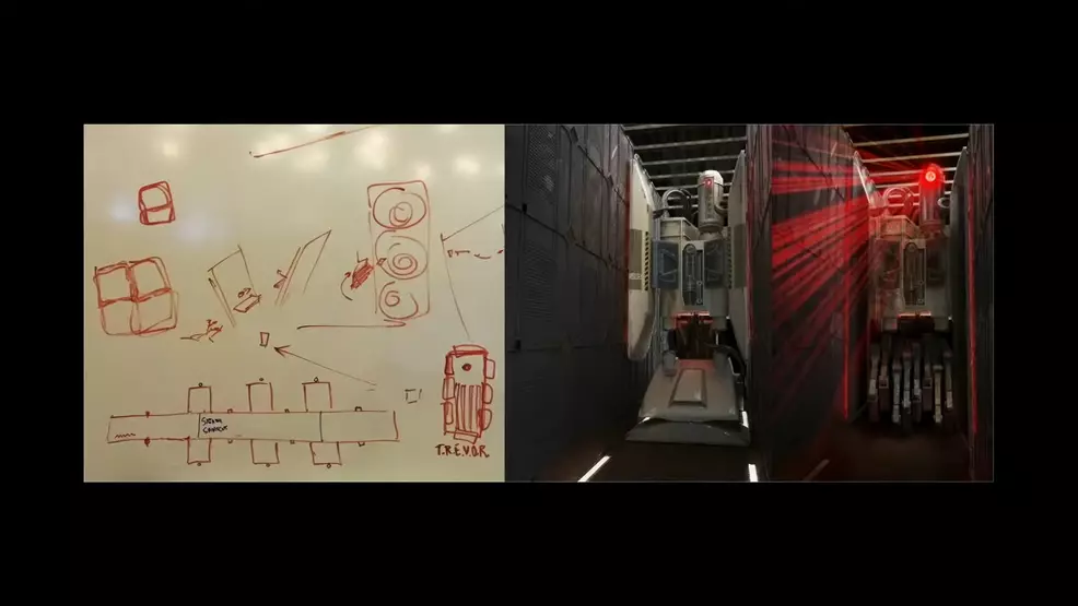 Concept art for the TR3-VR encounter in Destiny 2