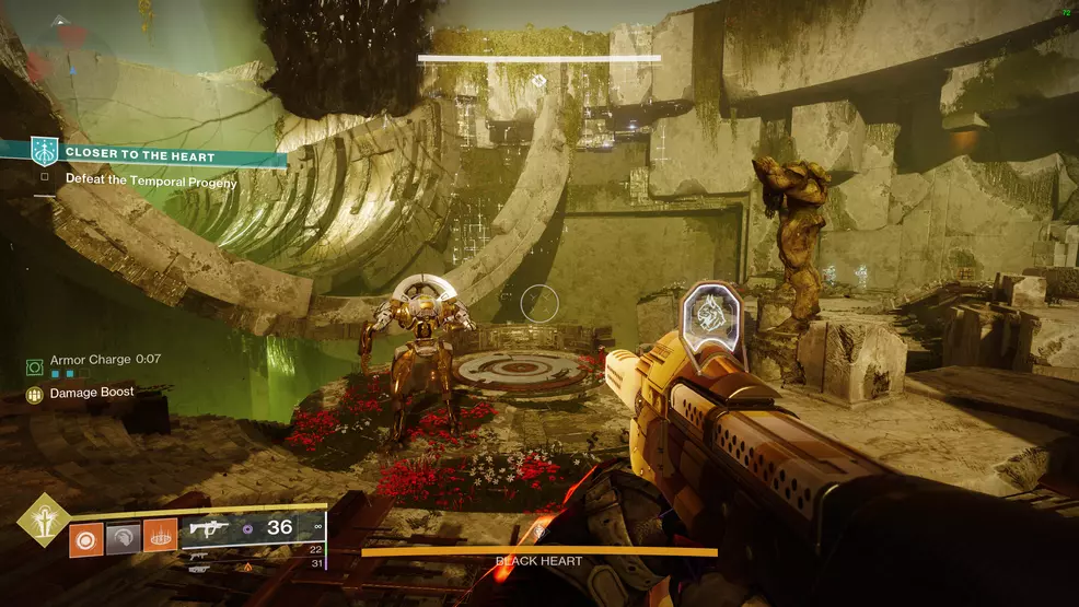 The final arena in the Closer to the Heart mission
