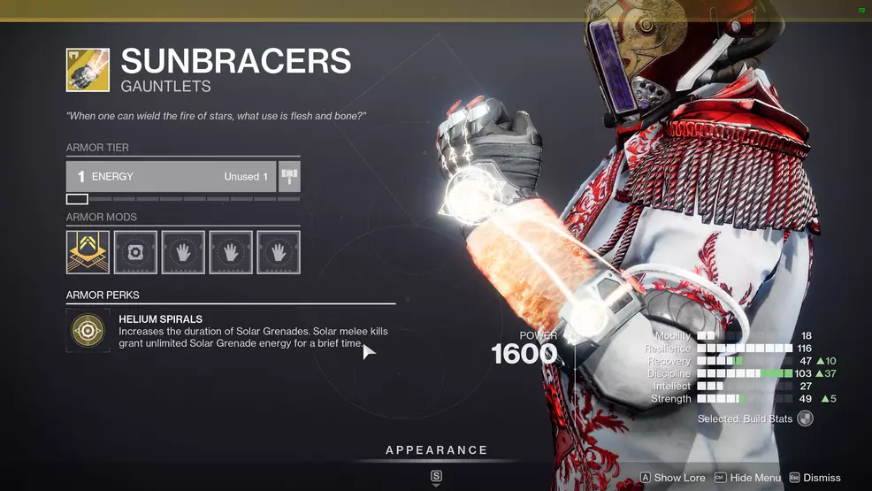 Inspecting the Sunbracers