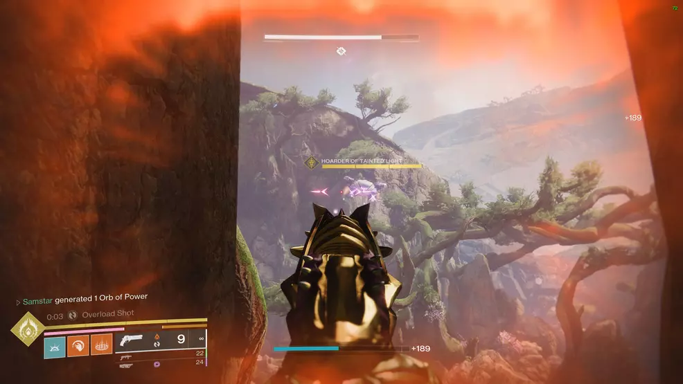 A giant shank in the wild card mission