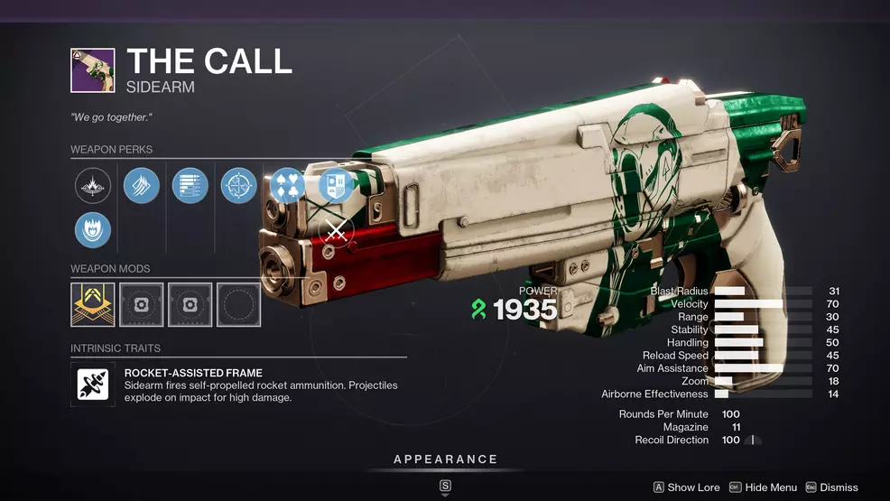 The Call god roll - Destiny 2 | Shacknews