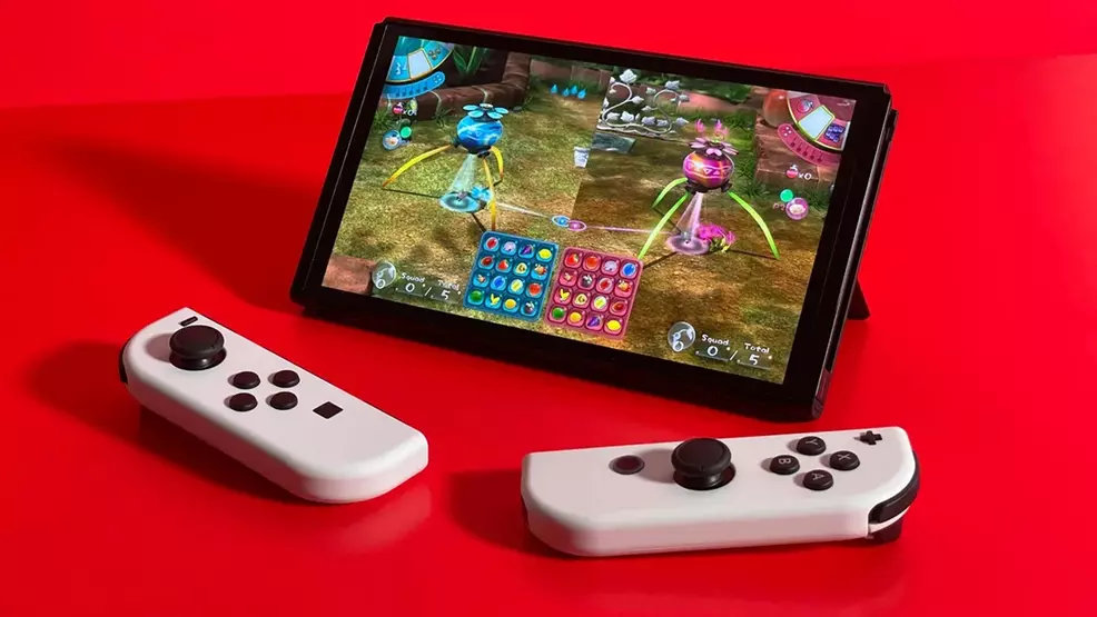The Nintendo Switch OLED