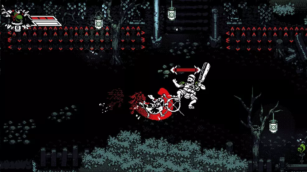 Basic combat in Bloodless