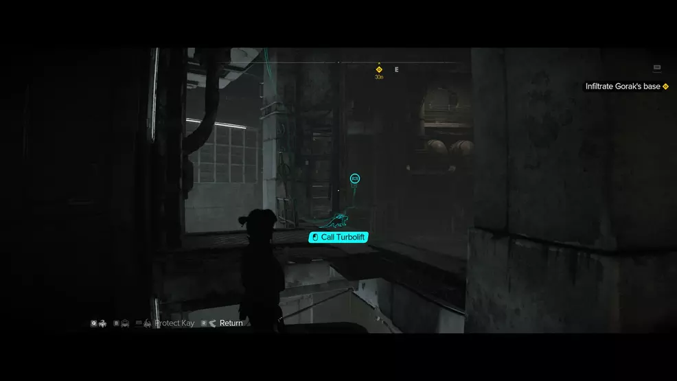 Using Nix to call the Turbo Lift in Star Wars Outlaws