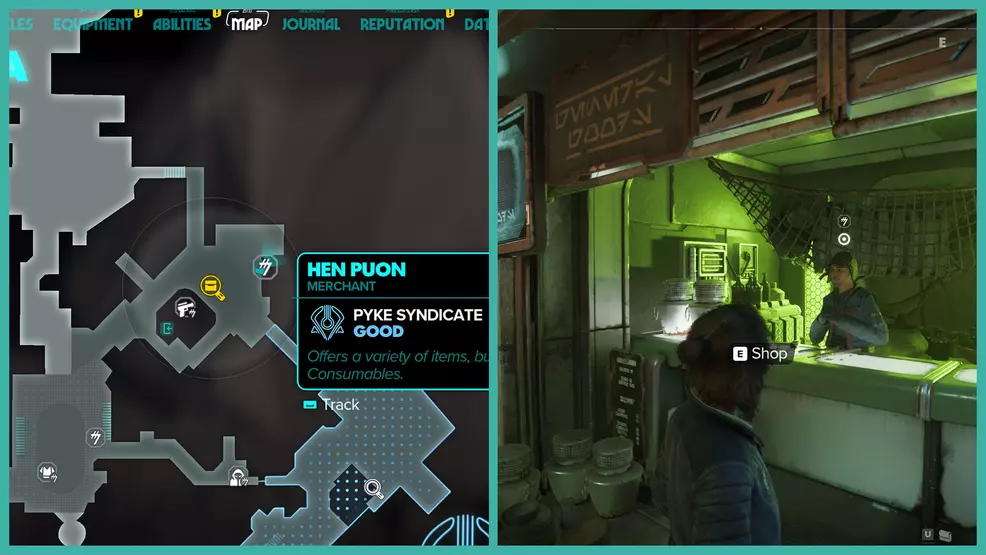 The trader using counterfeit credits in Star Wars Outlaws