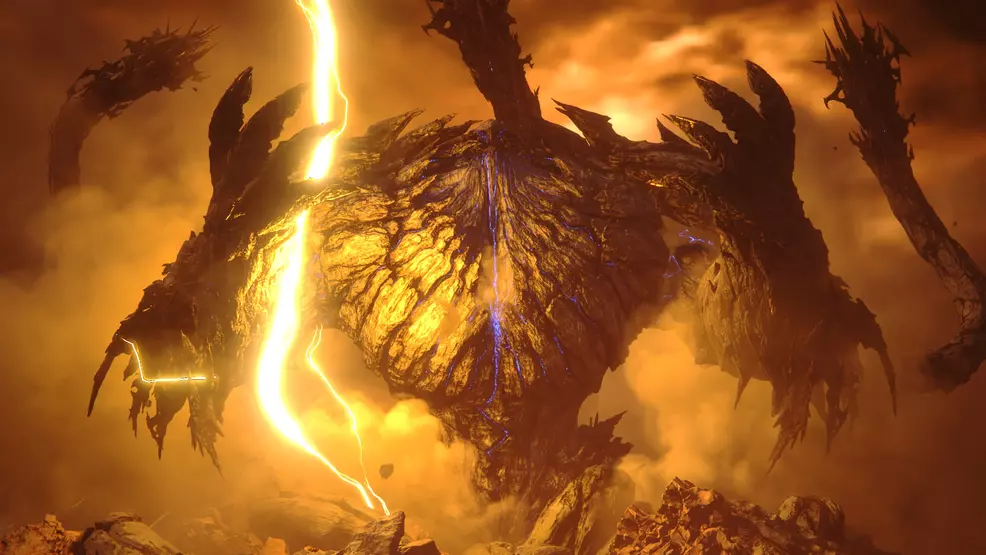 Shows Titan's horrific transformation.