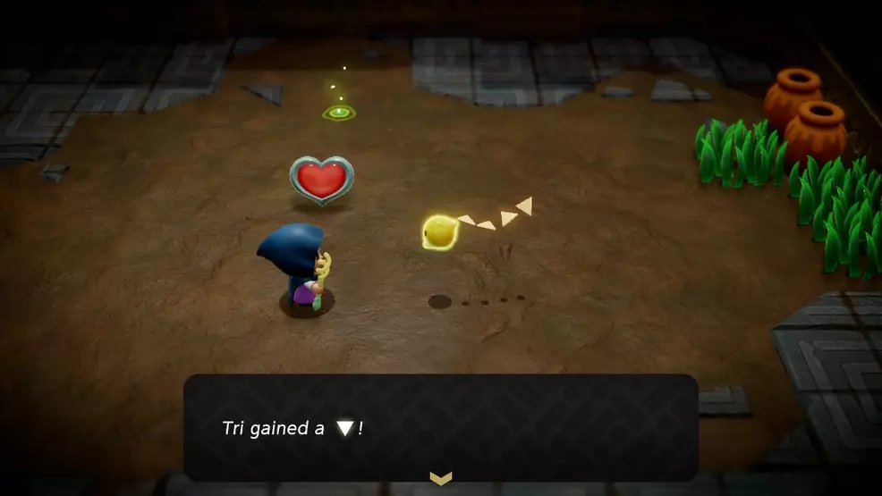 Screenshot of Zelda and Tri.