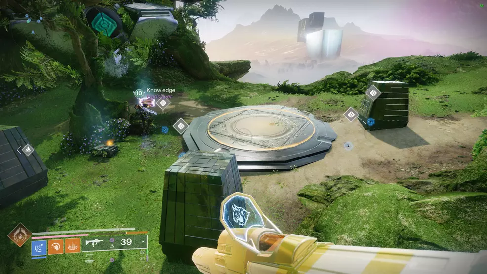 Jumping over a plate and some Dread monoliths