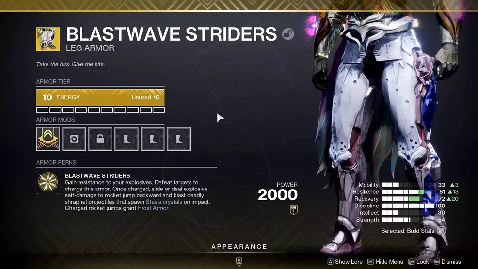 Blastwave Striders for Titan