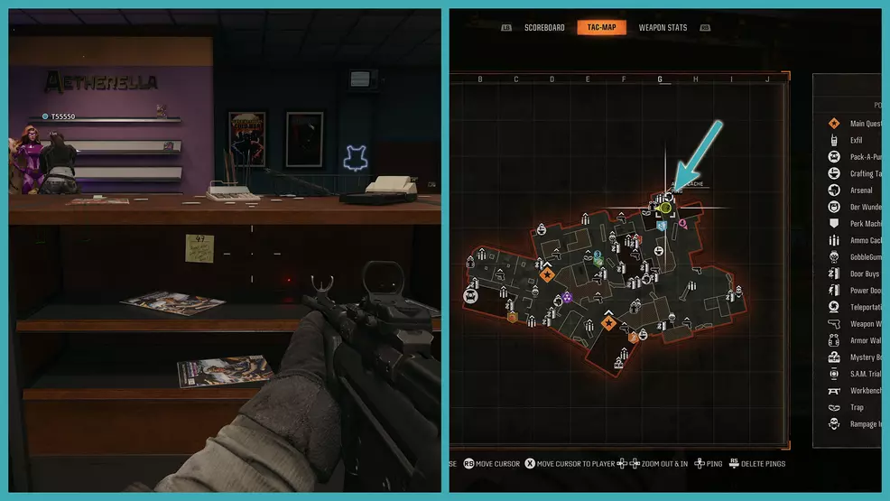 Olly's Comics Code Location in Black Ops 6