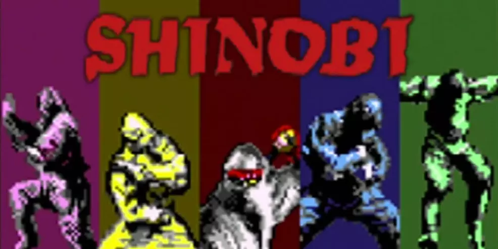 Screenshot of Shinobi for Nintendo 3DS Virtual Console.