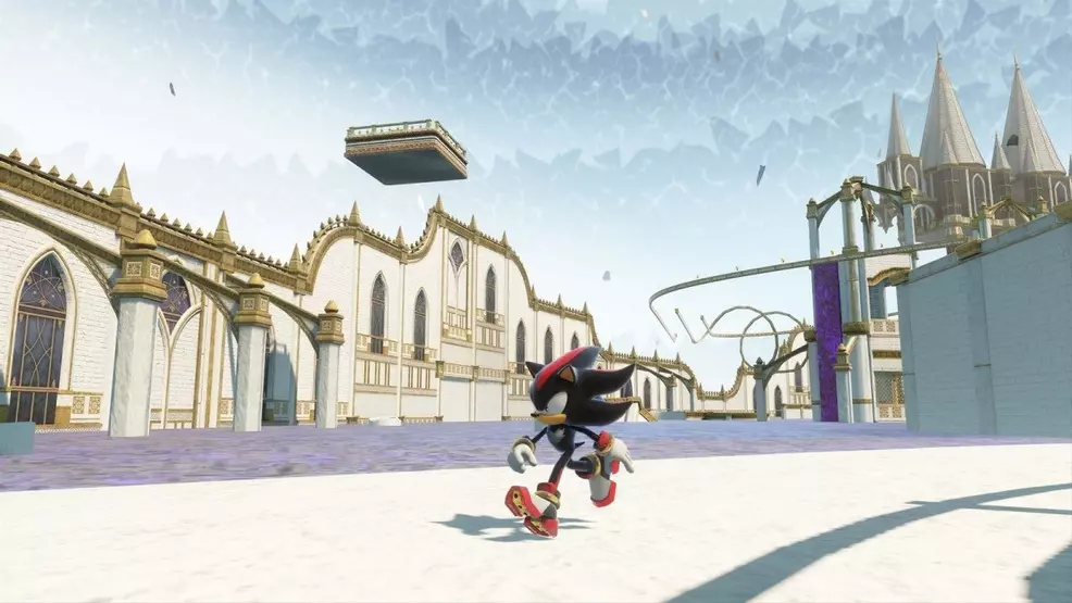 Shadow exploring White Space in Sonic x Shadow Generations