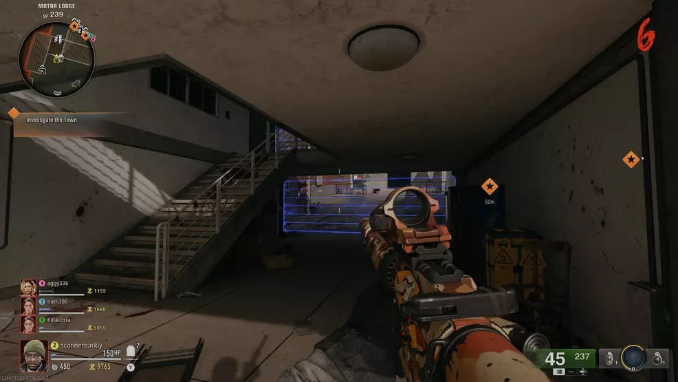 The gate at the Motel on Liberty Falls
