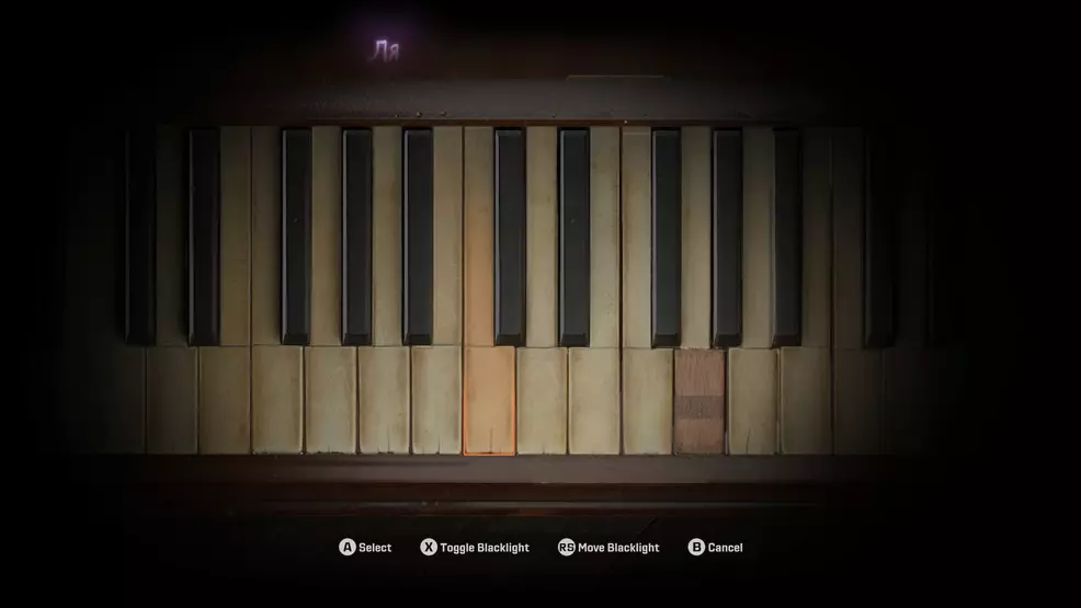 The blacklit piano in Black Ops 6