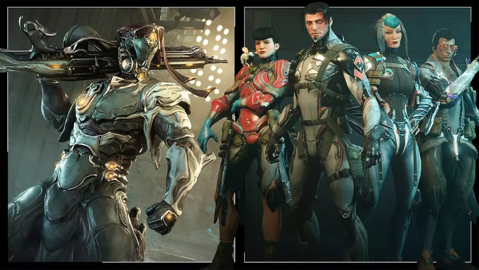 Cyte-09 and the rest of the Protoframes in Warframe:1999