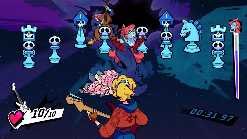 Boss battles in Rift of the NecroDancer