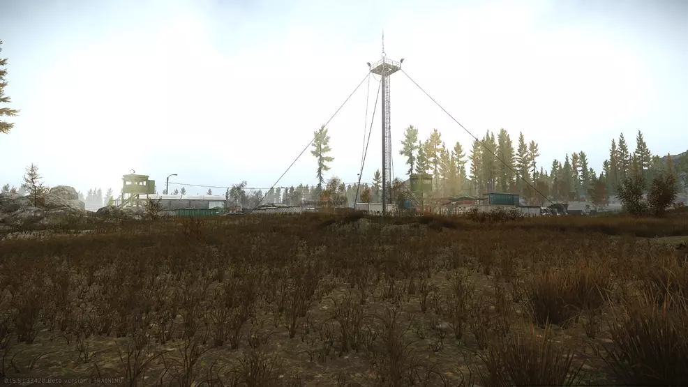 Medical camp in the forest to escape from Tarkov