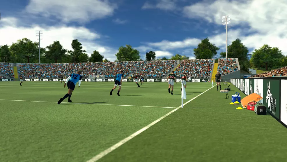 Early in-game footage of Buck Eejit Games' Untitled Gaelic Football Game.
