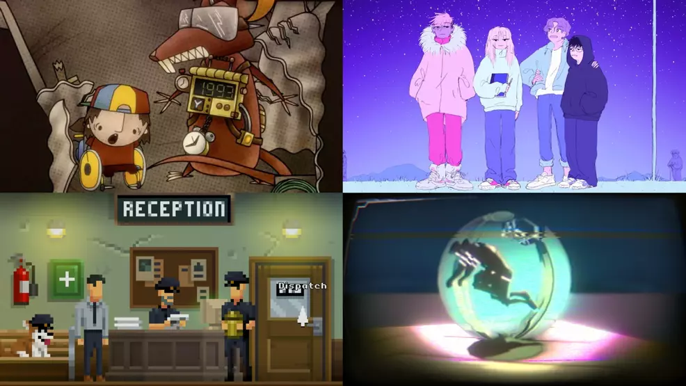 Screenshots of games developed in Ireland including: Cardpocalypse (Gambrinous, If Found... (Dreamfeel), The Darkside Detective (Spooky Doorway) and (Echostasis) (Engima Studio)