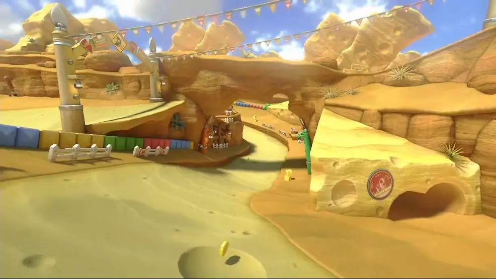 Cheese Land in Mario Kart 8 Deluxe