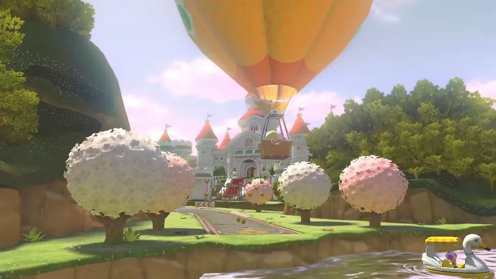 Royal Raceway in Mario Kart 8 Deluxe