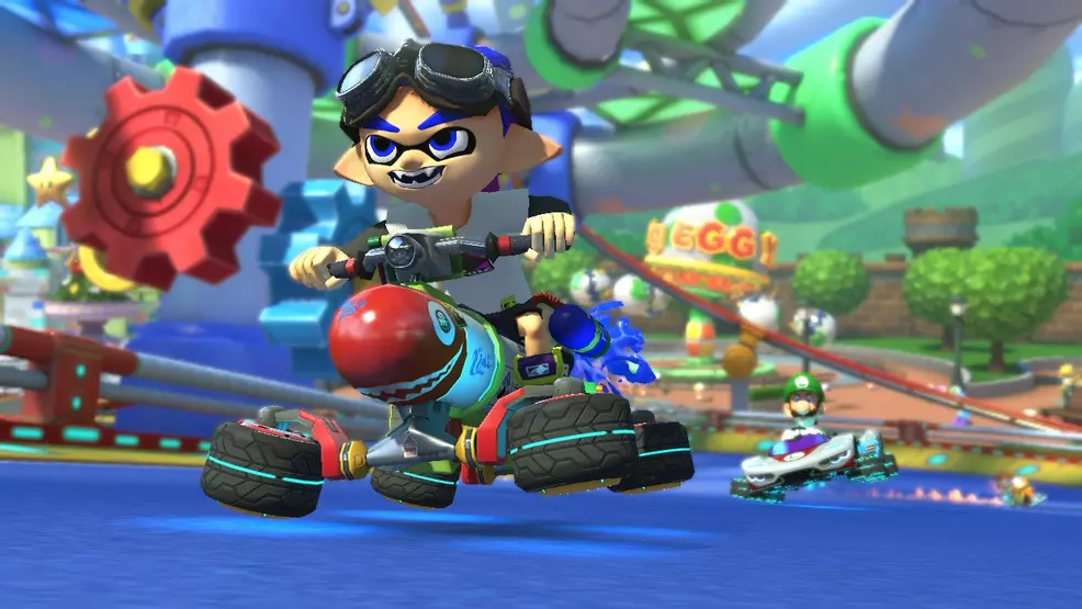 Baby Park in Mario Kart 8 Deluxe
