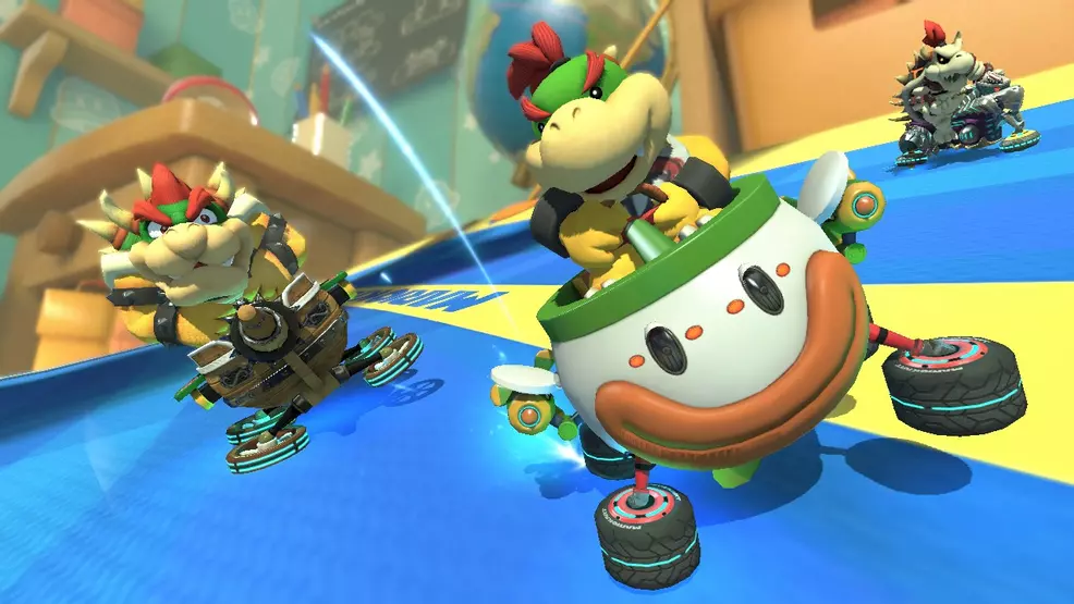 Ribbon Road in Mario Kart 8 Deluxe