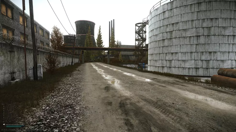 Show the road in the factory zone to escape from Tarkov.