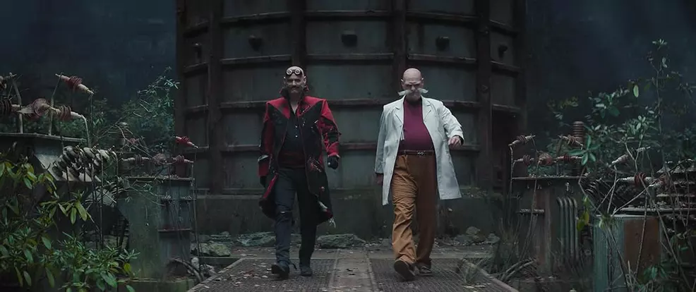 Jim Carrey as Ivo Robotnik and Gerald Robotnik in Sonic the Hedgehog 3