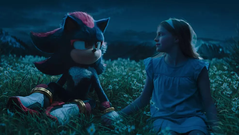 Shadow and Maria in Sonic the Hedgehog 3