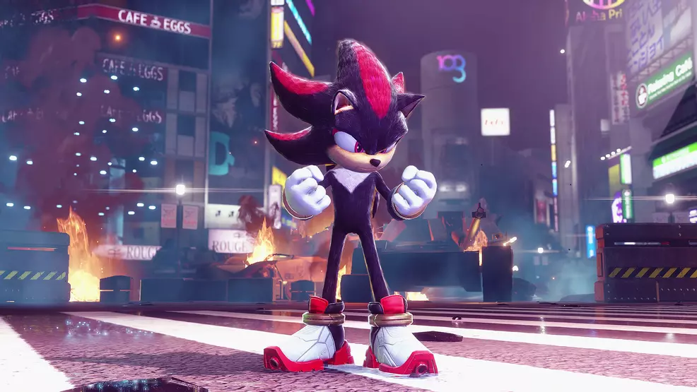 Shadow realizes that something is wrong with the Sonic x Shadow Generations DLC.
