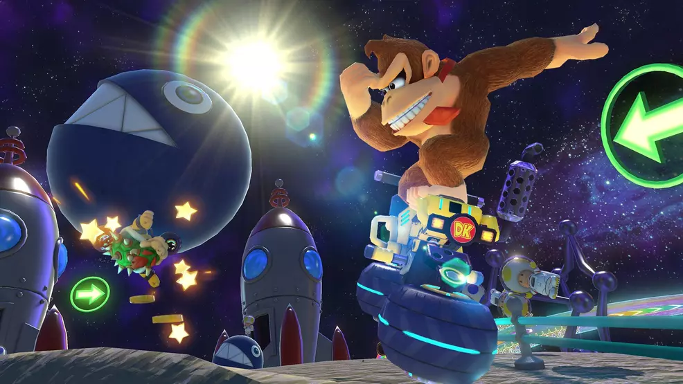 Rainbow Road (3DS) in Mario Kart 8 Deluxe