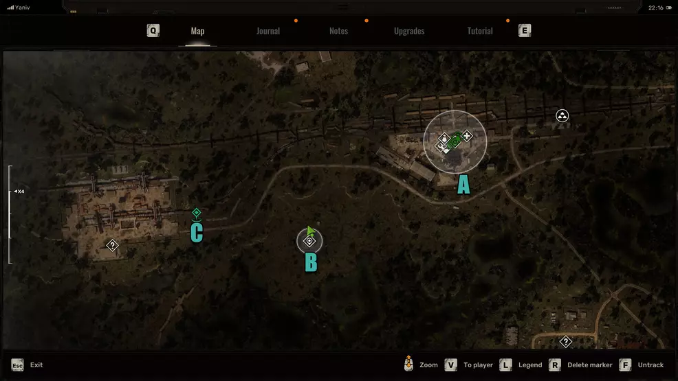 Spark Bunker and surrounding areas in Stalker 2