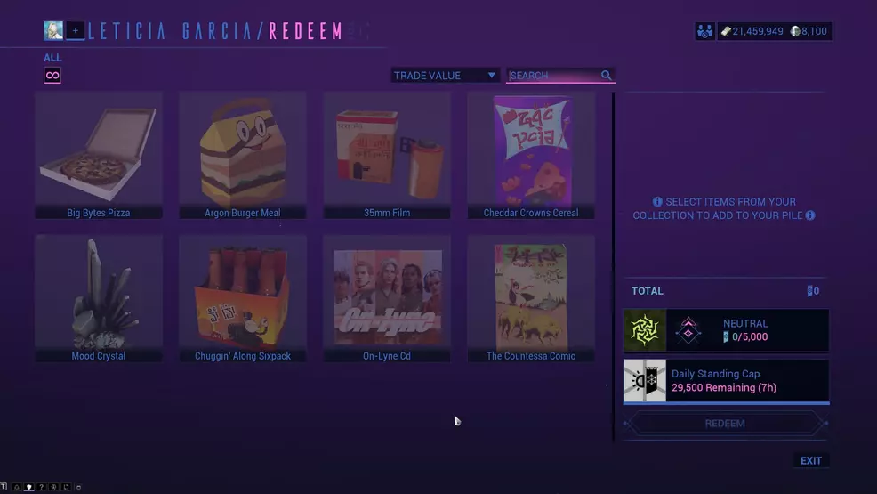 Hex treasure in Warframe