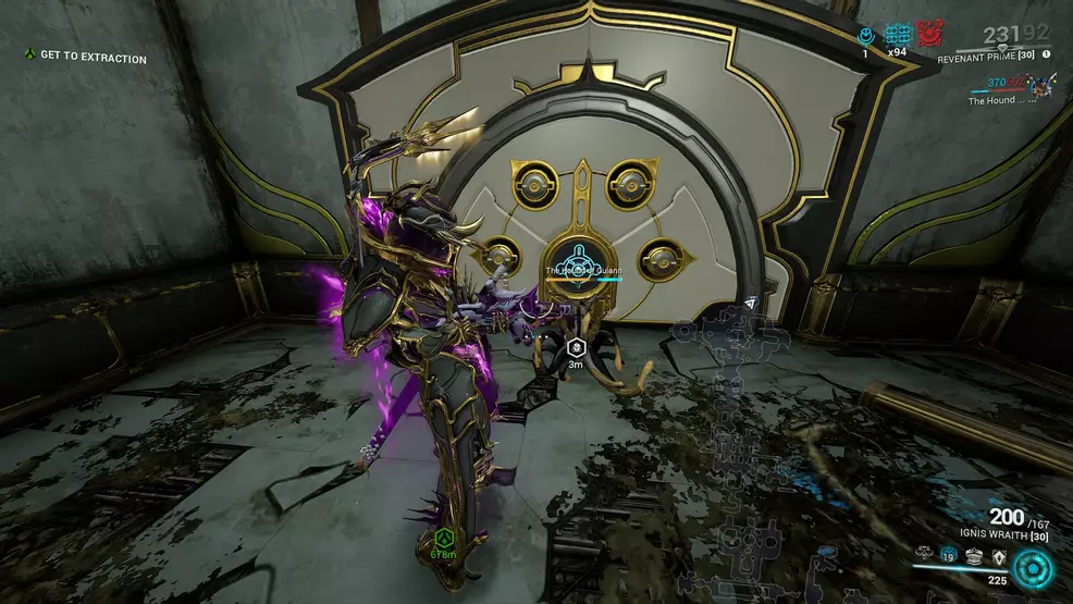 Orokin Vault door in Warframe