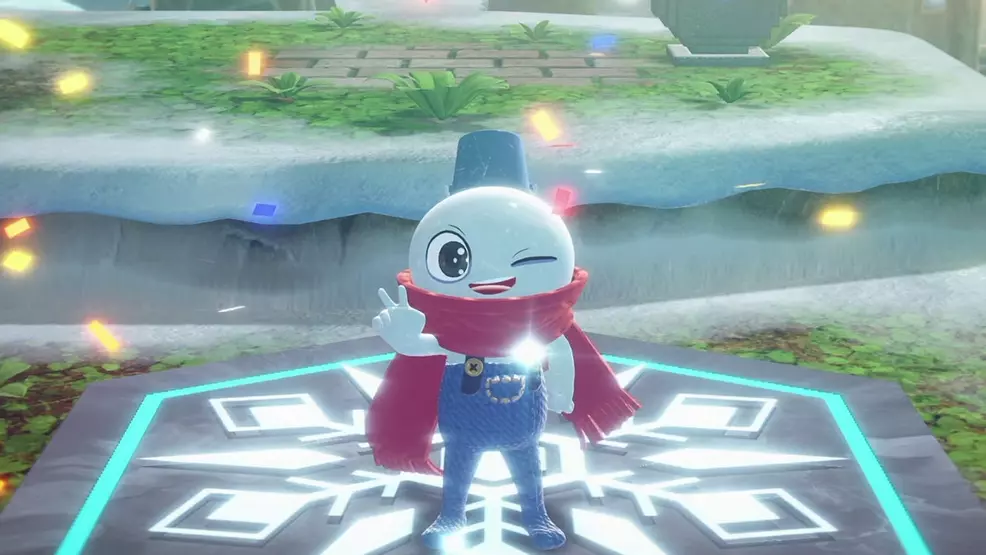 Playing Snow Bros Wonderland