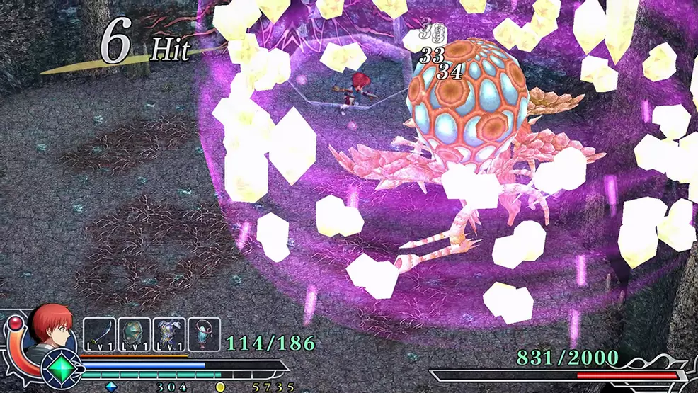 Intense boss encounters in Ys Memoire