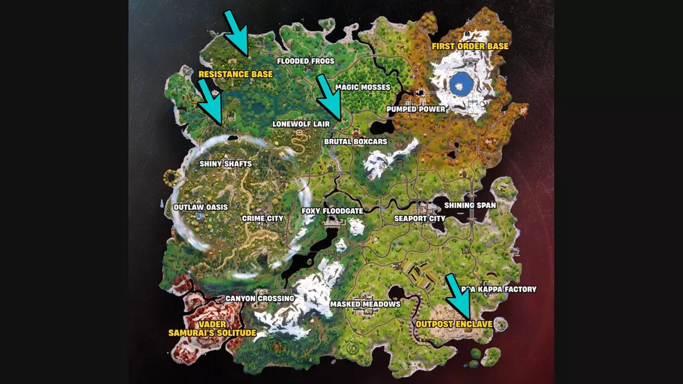 Where to find an X-wing in Fortnite Chapter 6 Season 3 | Shacknews