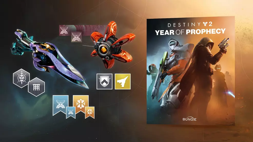 Year of Prophecy Edition showing all the items players get