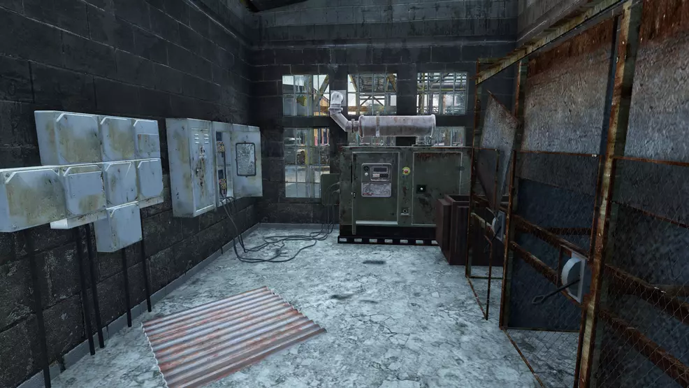 Generator was used to power the secret bunker on the green county day map