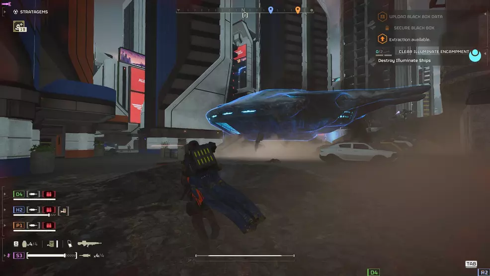 A Landed Illuminate Ship in Heidyers 2