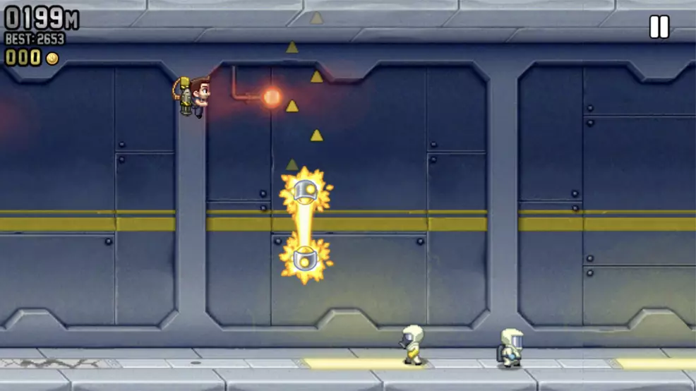 The image shows that Jetpack Joyid is being played