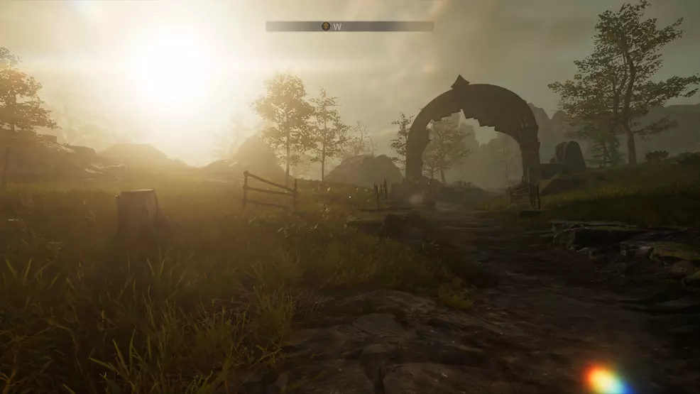 At the beginning of the game, Surya collides as a player at Avallon.