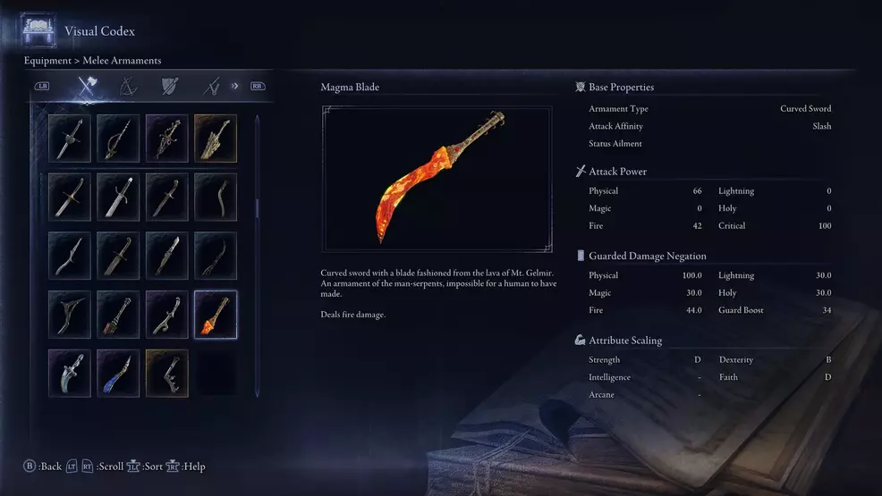 Magma Blade in Alden Ring Nitrigan