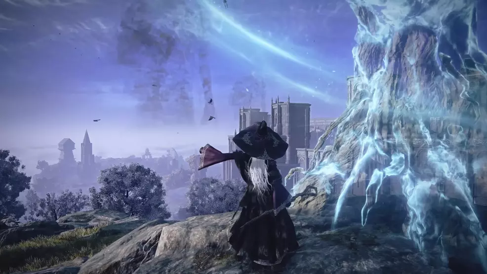 Calling a Spirit Eagle in Alden Ring