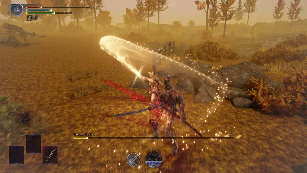 The player gives a shock of murder when the executioner cry